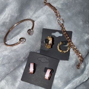 Elegant Gold and Rose Gold Jewelry Set for Tonya❤️